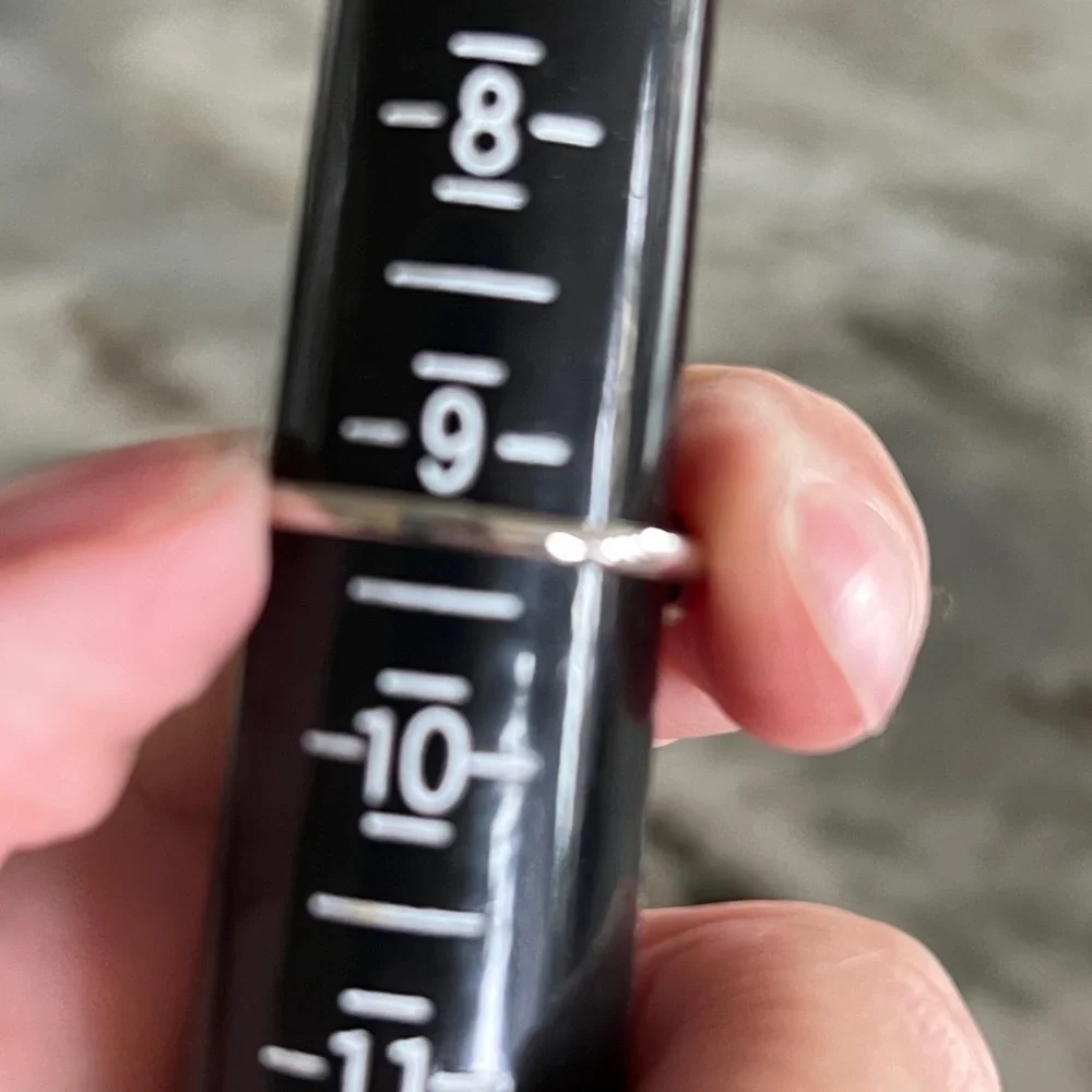 Swarovski Crystal Ring Rhodium-Plated Three-Stone Ring with Clear Crystals - Picture 10 of 11